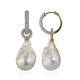 Boucles d'oreilles en or et Perle de culture d'eau douce (TPC)