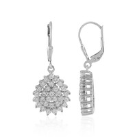 Boucles d'oreilles en argent et Zircon