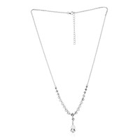 Collier en argent et Topaze blanche