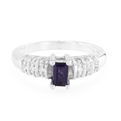 Bague en argent et Iolite d’Orissa