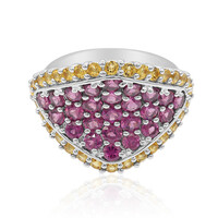 Bague en argent et Grenat Rhodolite