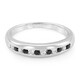 Bague en argent et Spinelle noir