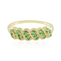 Bague en argent et Grenat Tsavorite