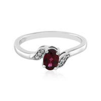 Bague en argent et Grenat Rhodolite