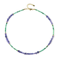 Collier en argent et Tanzanite