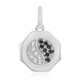 Pendentif en argent et Topaze blanche