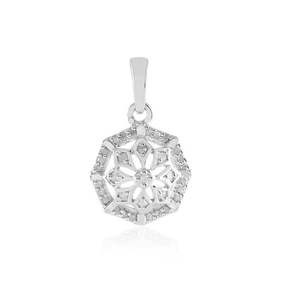 Pendentif en argent et Diamant I2 (I)