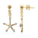 Boucles d'oreilles en or et Diamant SI1 (G) (Annette)