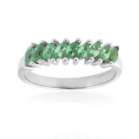 Bague en argent et Grenat Tsavorite