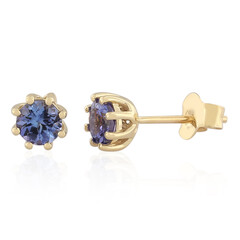 Boucles d'oreilles en or et Tanzanite (de Melo)