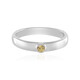 Bague en argent et Zircon jaune