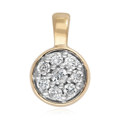 Pendentif en or et Diamant PK (I)