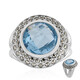 Bague en argent et Topaze bleu ciel (Annette classic)