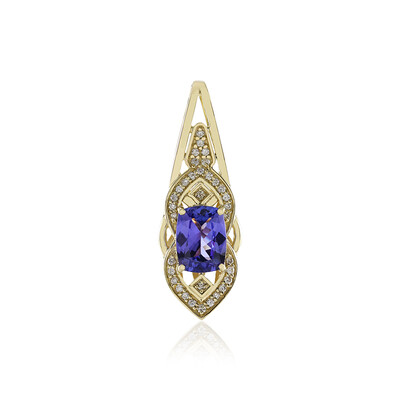 Pendentif en or et Tanzanite AAA (de Melo)