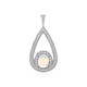 Pendentif en argent et Opale Welo