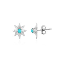 Boucles d'oreilles en argent et Turquoise