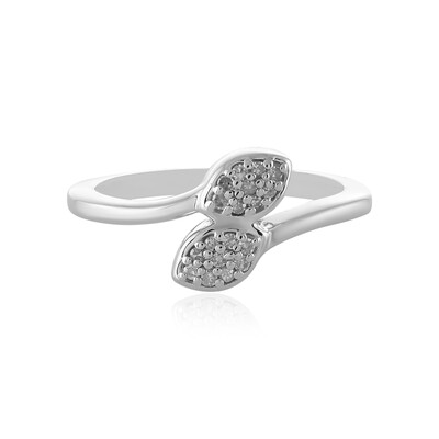 Bague en argent et Diamant I2 (I)