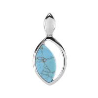 Pendentif en argent et Turquoise