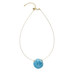 Collier en argent et Larimar