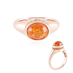 Bague en or et Grenat mandarine (KM by Juwelo)