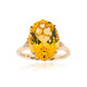 Bague en or et Citrine (Smithsonian)