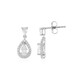 Boucles d'oreilles en argent et Zircon