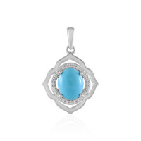 Pendentif en argent et Turquoise Sleeping Beauty