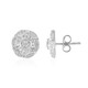 Boucles d'oreilles en argent et Diamant I2 (I)