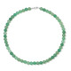 Collier en argent et Aventurine verte