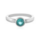 Bague en argent et Apatite bleue