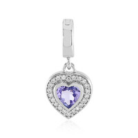 Pendentif en argent et Tanzanite non chauffée