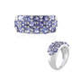 Bague en argent et Tanzanite