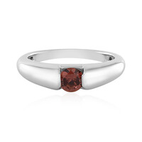 Bague en argent et Zircon rose