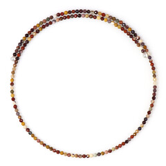 Collier ras du cou en acier et Mokaïte (Riya)