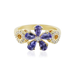 Bague en argent et Tanzanite