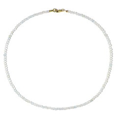 Collier en argent et Topaze blanche