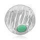 Pendentif en argent et Chrysoprase (MONOSONO COLLECTION)