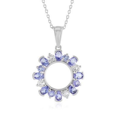 Collier en argent et Tanzanite