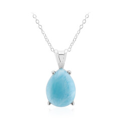 Collier en argent et Larimar