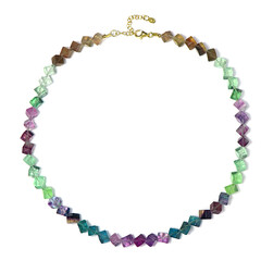 Collier en argent et Fluorite