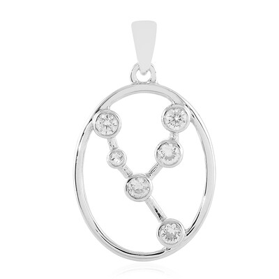 Pendentif en argent et Zircon (taureau)