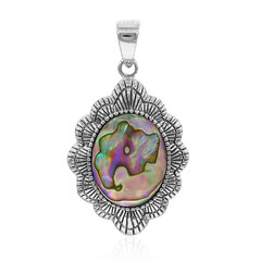 Pendentif en argent et Coquillage d'Abalone (Art of Nature)