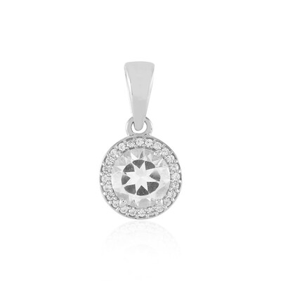 Pendentif en argent et Topaze blanche