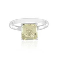 Bague en argent et Quartz citron