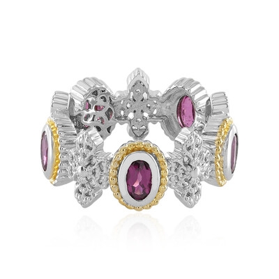 Bague en argent et Grenat Rhodolite (Dallas Prince Designs)