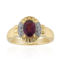 Bague en argent et Rhodolite de la Vallée du Rift (Remy Rotenier)