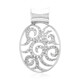 Pendentif en argent et Topaze blanche