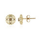 Boucles d'oreilles en or et Diamant champagne I2 (Ornaments by de Melo)