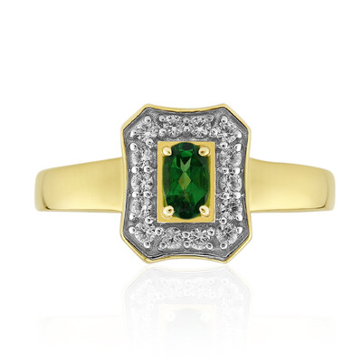 Bague en or et Tsavorite du Kenya AAA