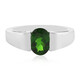 Bague en argent et Diopside de Russie